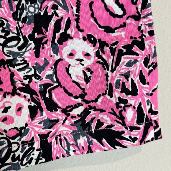 Lilly Pulitzer Hangin With My Boo Panda Beaumont Shorts Boy's 6 NWT - Picture 3 of 8